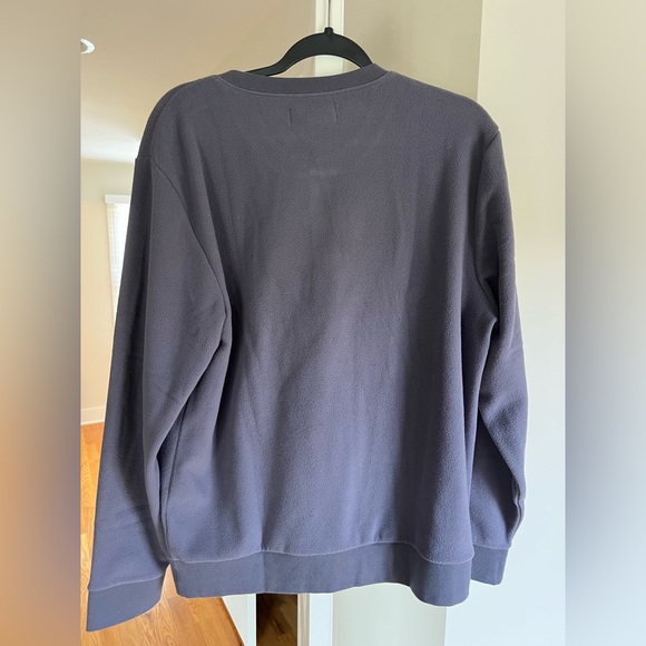 Madewell Size Large New with Tags Light blue fleece - Picture 3 of 3
